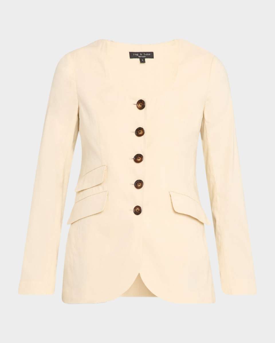 Roslyn Linen Blazer